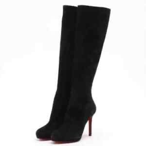 AUTHENTIC CHRISTIAN LOUBOUTIN Botalili 120 Suede Knee high Boots